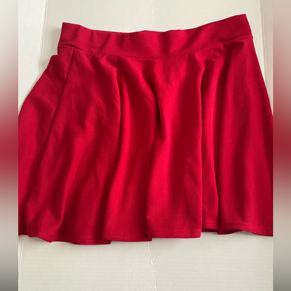 Urban Coco women’s red skirt elastic waist size xl